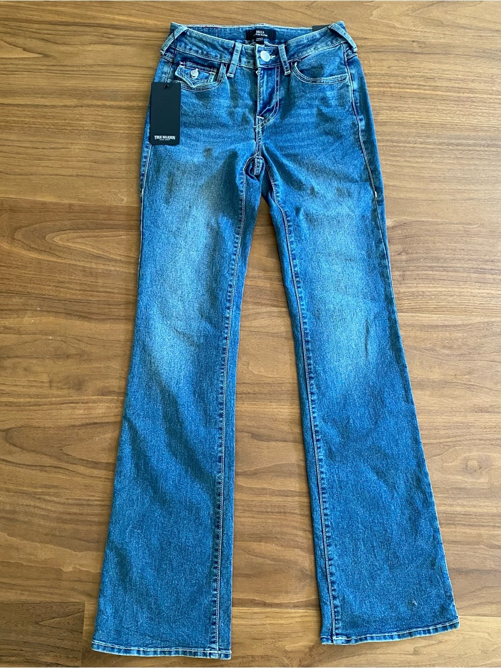True Religion Becca Bootcut Jeans 24 NWT